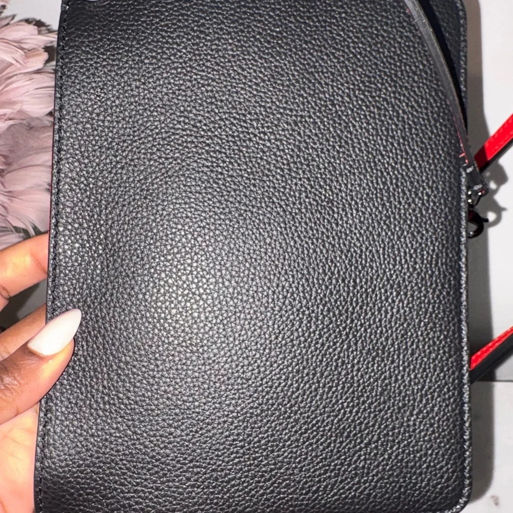 Christian Louboutin Cabata Studded Tote — Black & Signature Red — Brand New